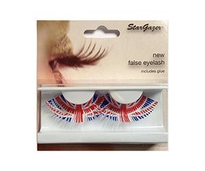 Stargazer Reusable False Eyelashes Union Jack British Flag #85
