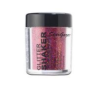 Stargazer Starlight Glitter Shaker, Mars Crimson. Cosmetic glitter powder for use on the eyes, lips, face, body, hair and nails.