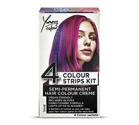 Stargazer Yummy Colour 4 Shade Semi-Permanent Hair Dye Strips Kit - Vivid