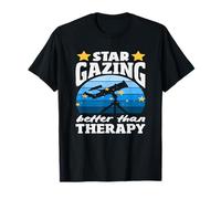 Stargazing Better Than Therapy Astronomy Funny T-Shirt