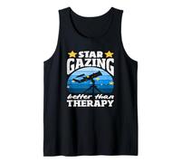 Stargazing Better Than Therapy Astronomy Funny Tank Top