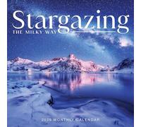 Stargazing Calendar 2026 | The Milky Way | Marble City Press | 2026 12 Month Wall Calendar | 12" x 24" | Dark Skies Stars Astronomy