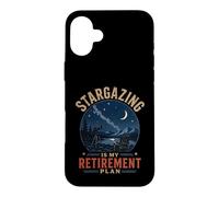 Stargazing Is My Retirement Plan Telescope Astronomy Lover Case for iPhone 16 Plus