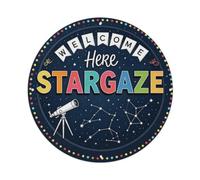 Stargazing Observatory Stargaze Here Metal Tin Sign Plaque