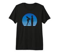 Stargazing Retro Vintage Telescope Observing Stars Premium T-Shirt