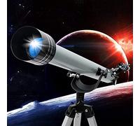 Stargazing Telescope for Adults,Telescope Astronomy Beginners 70mm Aperture Refractor Telescopes,Tripod & Finder Scope, Portable Telescope