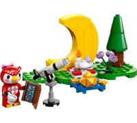 LEGO Animal Crossing Stargazing with Celeste, Creative Astronomy Toy Set for 6 Plus Year Old Girls & Boys, with Character Minifigure and Telescope, Birthday Gift Idea, Great for fun Role Play 77053