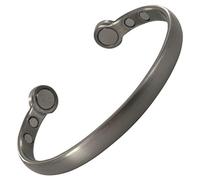 Stargems MAGNETIC PURE COPPER BRACELET BANGLE MENS WOMENS 6 MAGNETS HIGH STRENGTH PEWTER BAND DESIGN BIO CELTIC LADIES + VELVET GIFT POUCH