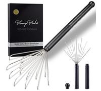 stargo Massage Master Metal Back Scratcher Extendable for Men, Women, Elderly - Wide Wire Claw Scratching Head Body Massager - Hand Back Scratch for Adults, Dogs - Massage Stick Gift