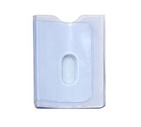 STARHIDE 2-Pack Replacement Plastic Credit Card Insert Album 20 Sleeves with Thumb Notch Hole Portrait