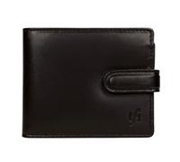 STARHIDE Essentials Slim Genuine Leather Billfold Wallet for Men - RFID Blocking, Slim Bifold Design with Coin Pocket, Gift Box Included - Classic UK Style (Model 5002) (Black Brown)