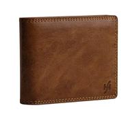 STARHIDE Handmade Wallets for Men UK | Genuine Distressed Hunter Leather | RFID Blocking Notecase Wallet | Coins and Id Card Holder | 710 (Brown (Without Strap))