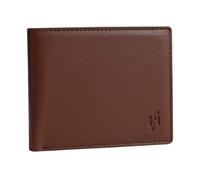 STARHIDE Men's Luxury Soft Leather Bifold Wallet - RFID Protected Card Holder with Internal Zipped Change Purse - Premium Nappa Leather (Brown)