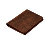 STARHIDE Minimalist Slim Leather Cardholder Wallet for Men & Women - RFID Blocking, Compact & Stylish Design, Holds Up to 08 Cards - Perfect for Travel & Everyday Use (Brown Hunter)