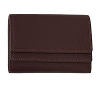 STARHIDE Women's RFID Small Leather Purse, Genuine Soft Leather Wallet with Coin & Key Pocket for Ladies, Credit Card Holder, ID Pocket Wallet #5545 (Brown)