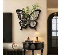 STARHMLUX 3D Wall Art Painting, with Hydroponic Cup, Modern Design, Butterfly Design Wall Art Hanging for Living Room Entryway Decor D 80x67cm