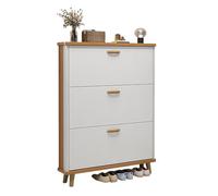 STARHMLUX Freestanding Hidden Shoe Organizer - Space-Efficient Storage,Large Capacity Shoe Storage Cabinet for Porch & Front Door 70 * 24 * 118cm