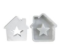 Starhouse Resin Mold Art Craft Room Decoration Cake Top Fondant Decoration Love House Resin Mold