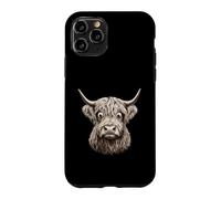 Staring Highland Cow Googly Eyes Design Case for iPhone 11 Pro