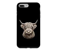 Staring Highland Cow Googly Eyes Design Case for iPhone 7 Plus/8 Plus