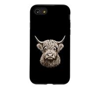 Staring Highland Cow Googly Eyes Design Case for iPhone SE (2020) / 7/8
