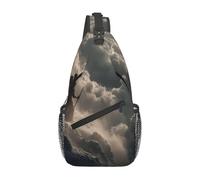 Staring Into The Abyss Large Capacity Cross Chest Bag Stylish and Durable for Commuting Travel Outdoor Activities