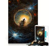 Staring Into The Void Jigsaw Puzzles 1000 Pieces for Adults Boost Recall Relax Mind Accurate Edge Santa Wish List 50x75cm