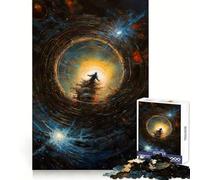 Staring Into The Void Jigsaw Puzzles 1000 Pieces for Adults Boost Recall Relax Mind Accurate Edge Santa Wish List 50x75cm