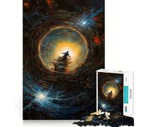 Staring Into The Void Jigsaw Puzzles for Adults 1000 Piece Enhance Recall Leisure Time Exact Edge Festival Gift 38x52cm