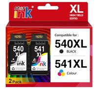 starink 540XL 541XL Ink Cartridges Replacement for Canon 540 and 541 Ink Cartridges Compatible with TS5150 TS5151 TMG4250MG3600 MG3650 MX475 MG3250 MG3550 MG3150 MX535 MG3500 MG3100 MG3200 MG4200