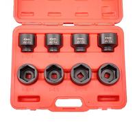 Stark 8-Piece Jumbo Assortment Standard Sizes 3/4" DR Deep Impact Socket Set SAE Carrying Case