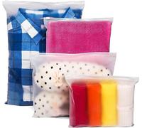 STARK HOME Ziplock bags Frosted Hospital bag maternity essentials Resalable storage bags for clothes, Travel essentials, Toiletries, Crafts Supplies… (Pack of 20 Multiple Size)