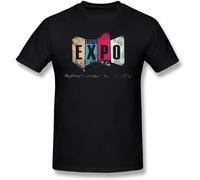 Stark Industries Stark Expo 74 Men's T-Shirt Black Graphic Unisex Tee Shirt M