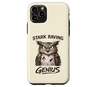 Stark Raving Genius Funny Owl Portrait Case for iPhone 11 Pro