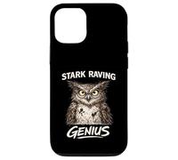 Stark Raving Genius Funny Owl Portrait Case for iPhone 12/12 Pro