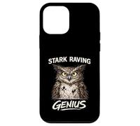 Stark Raving Genius Funny Owl Portrait Case for iPhone 12 mini