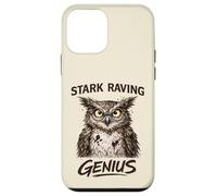 Stark Raving Genius Funny Owl Portrait Case for iPhone 12 mini
