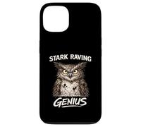 Stark Raving Genius Funny Owl Portrait Case for iPhone 13