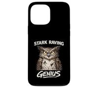 Stark Raving Genius Funny Owl Portrait Case for iPhone 13 Pro Max