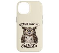 Stark Raving Genius Funny Owl Portrait Case for iPhone 14
