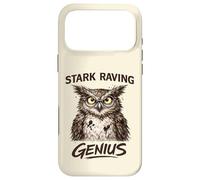 Stark Raving Genius Funny Owl Portrait Case for iPhone 17 Pro Max
