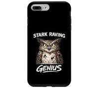 Stark Raving Genius Funny Owl Portrait Case for iPhone 7 Plus/8 Plus