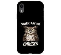 Stark Raving Genius Funny Owl Portrait Case for iPhone XR