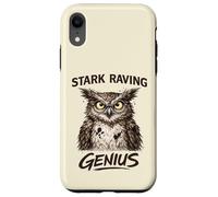 Stark Raving Genius Funny Owl Portrait Case for iPhone XR