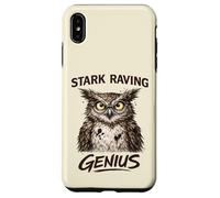 Stark Raving Genius Funny Owl Portrait Case for iPhone XS Max