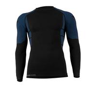 STARK SOUL Men's 1021_a Base Layer, Shirt Black/Blue, S/M