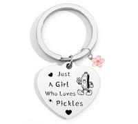 STARKET Funny Pickle Gift Pickle Keyring Pickle Gifts For Women Pickle Keychain Emotional Support Gift Ocd Gifts For Birthday Christmas Stocking Fillers