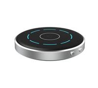 StarkeyStarlink Table Microphone for Edge and Omega, Professional Audio Device, Black and Silver, with LED Interface