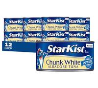 StarKist Chunk White Albacore Tuna in Water, 12 Oz, Pack of 12