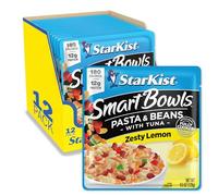 StarKist Smart Bowls Zesty Lemon, 4.5 oz Pouch (Pack of 12) - Features Pasta & Beans with Wild Caught Light Tuna